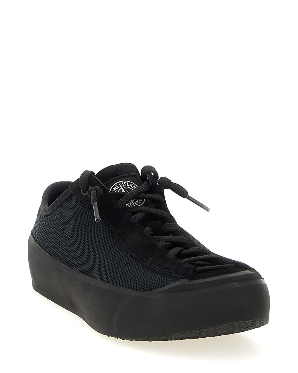Stone Island Black 'S100010' Sneakers for men