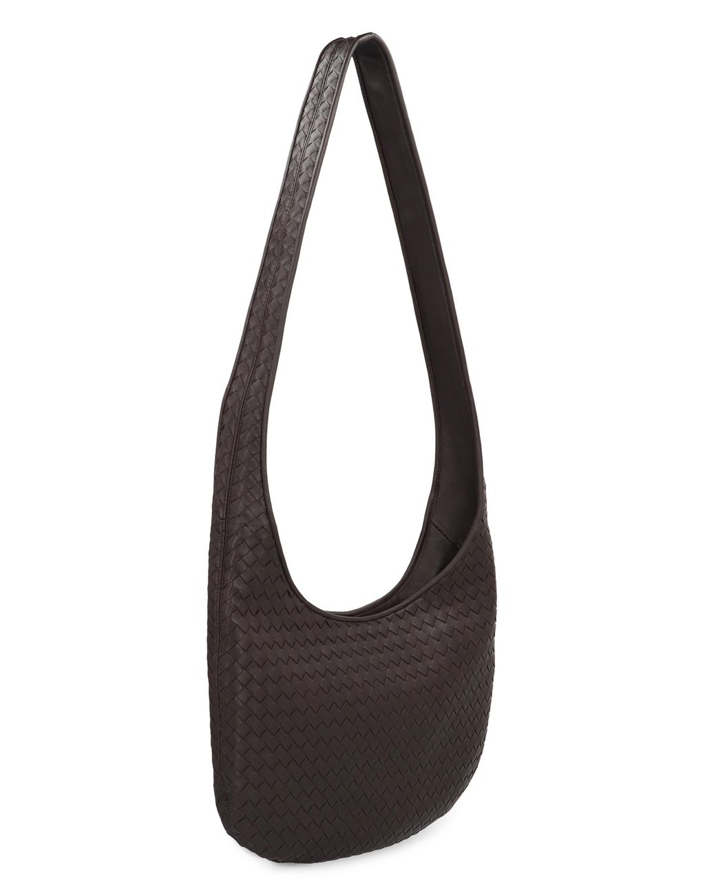 Bottega Veneta Black Leather Crossbody Bag Lamb Messenger for men
