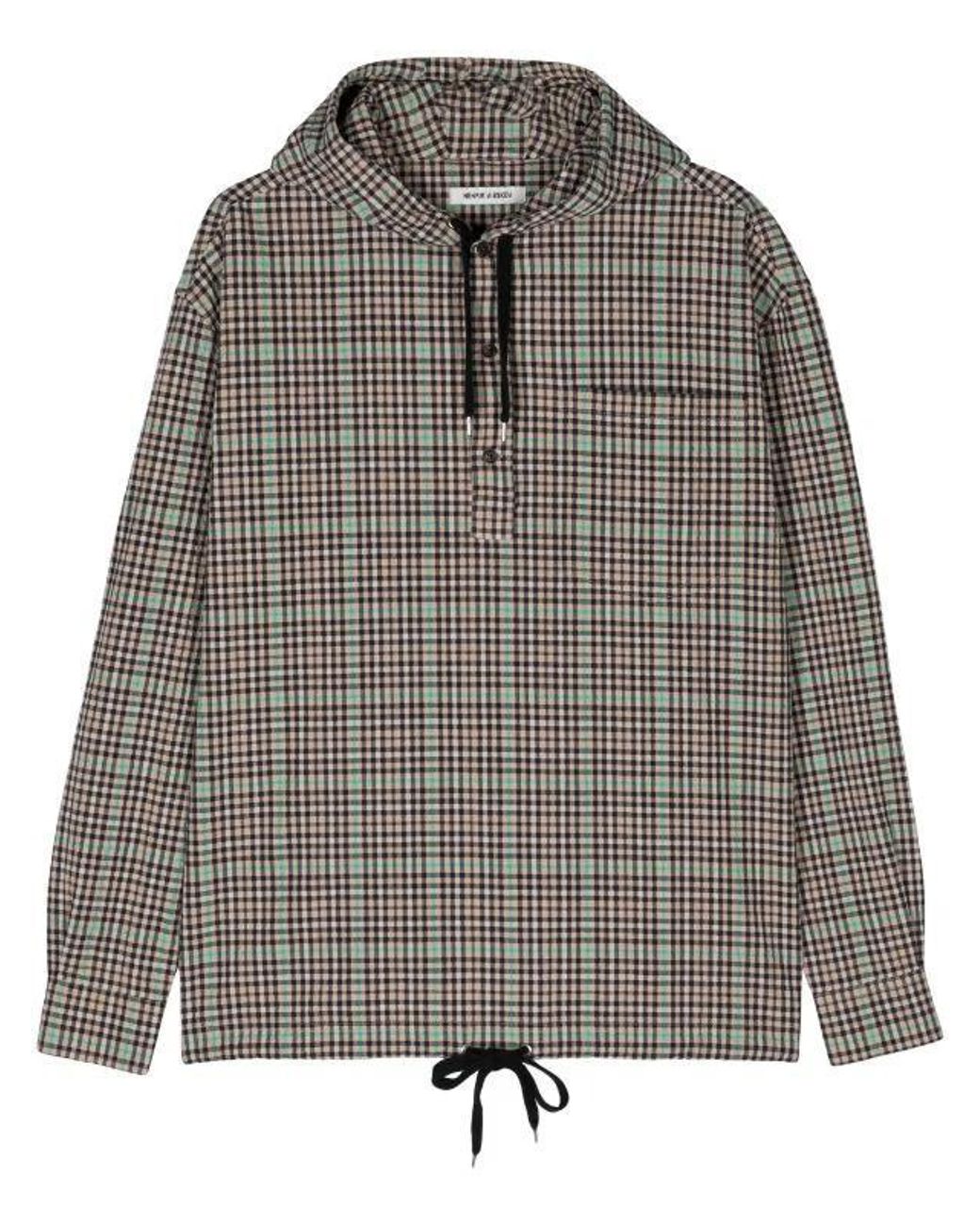 Henrik Vibskov Gray Booked Hoodie Shirt