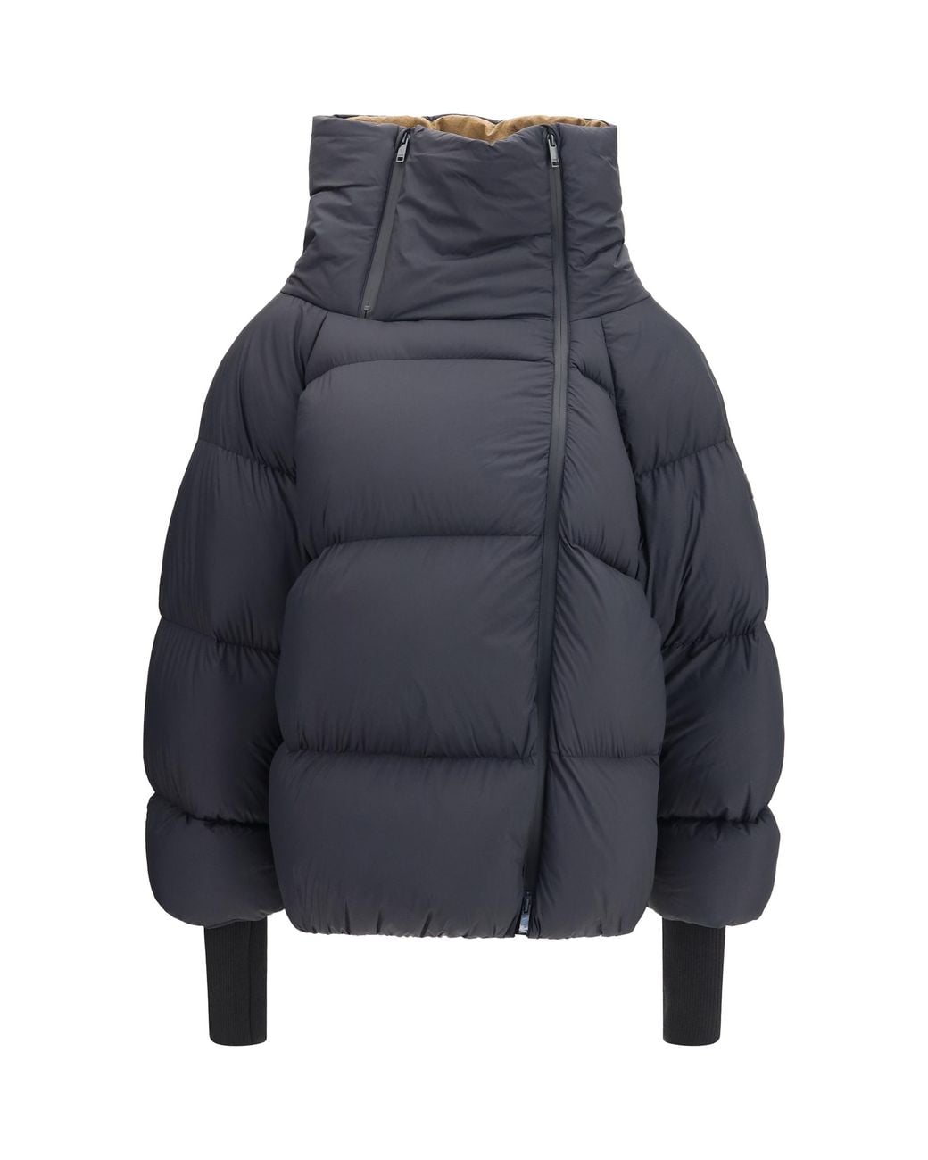 Ganni Blue Future Puffer Jacket Coat