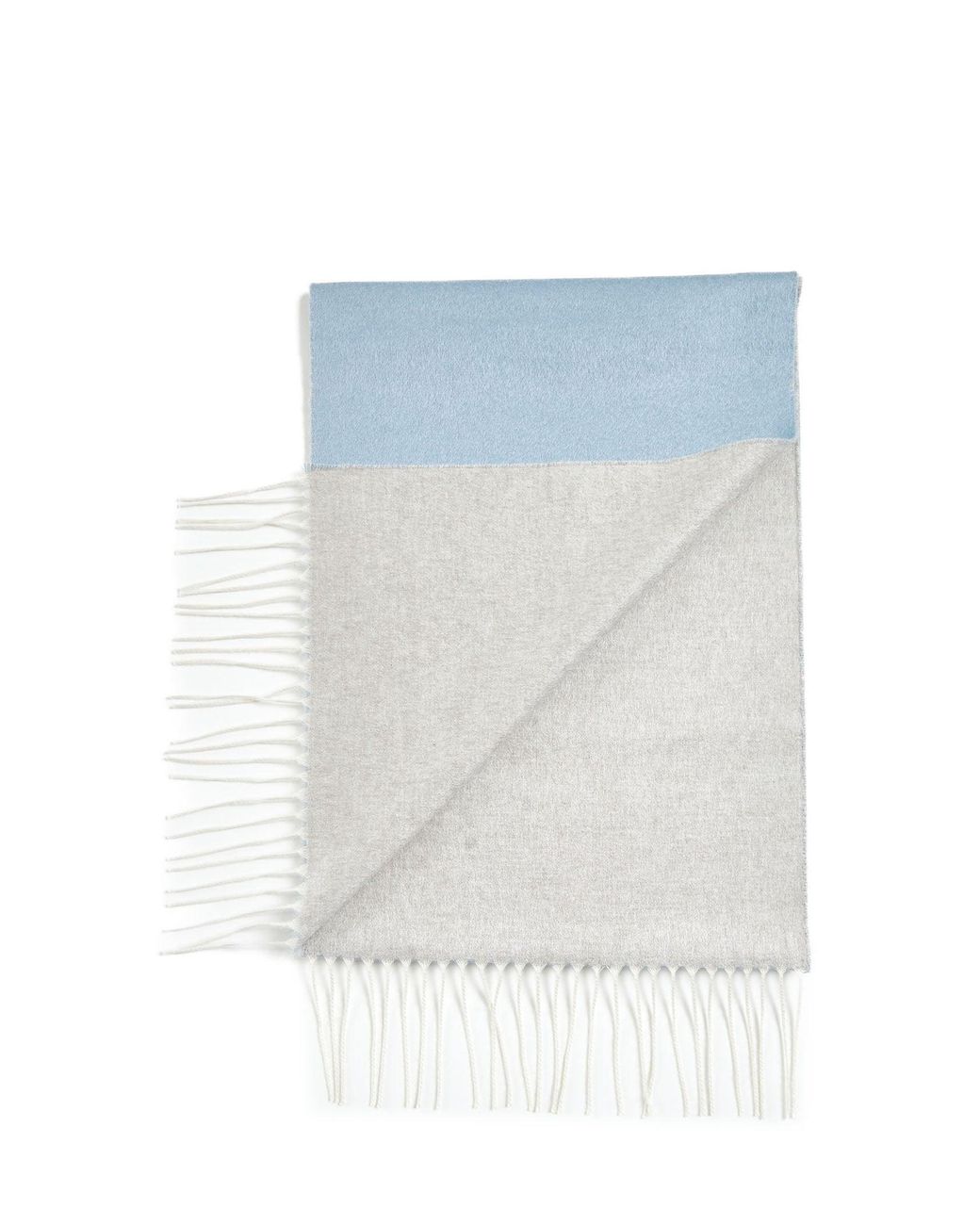 D 40 Blue And Scarf With Fringes for men