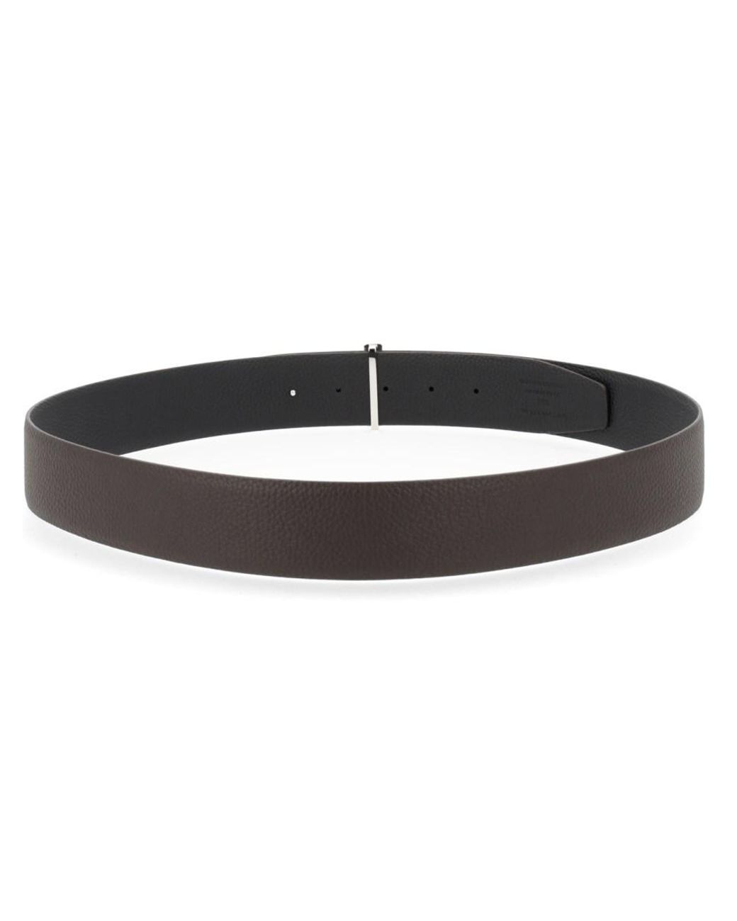 Tom Ford Black Tom Ford T-Buckle Belt for men