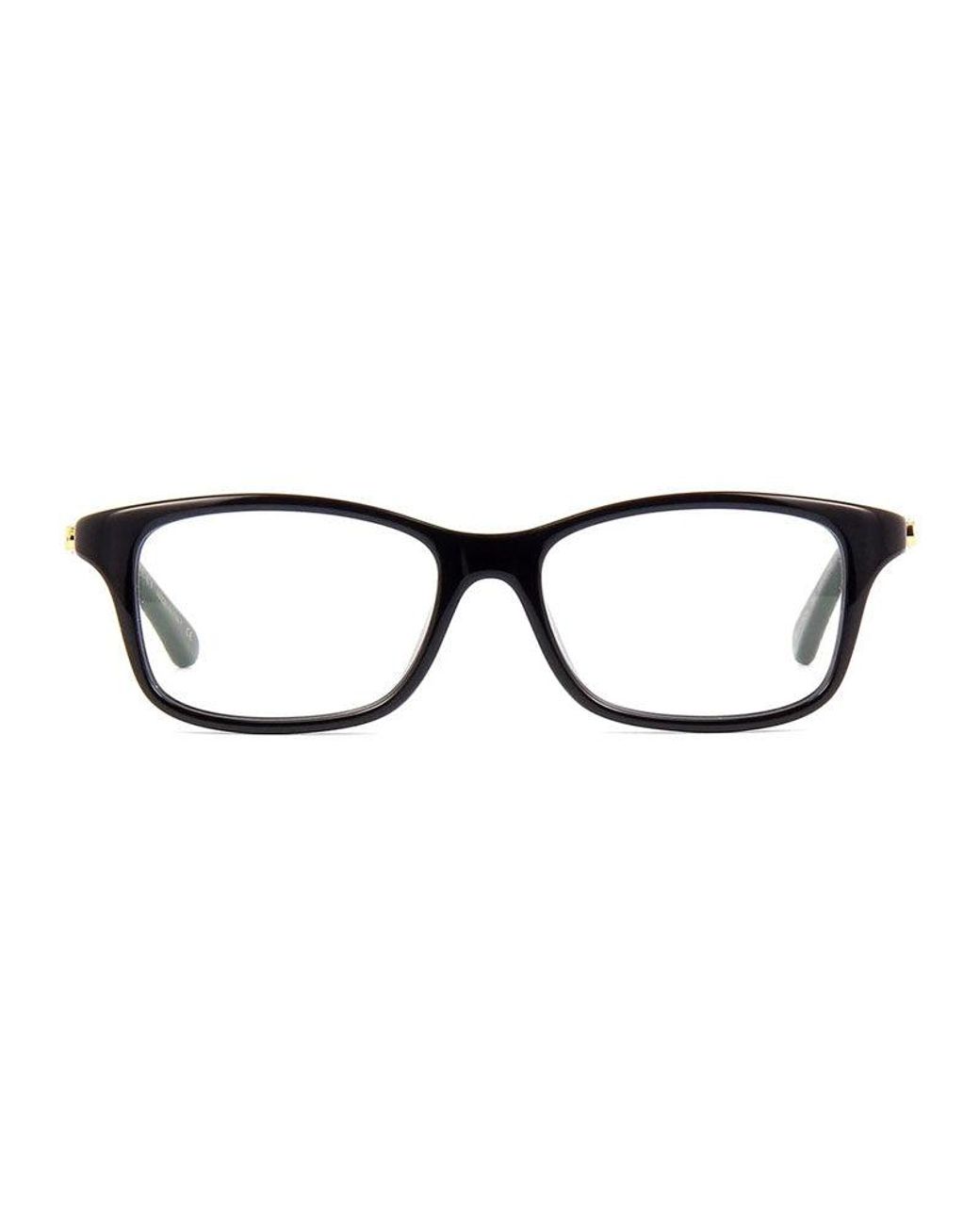 Gucci Black Eyeglasses Square Full Rim, Shiny-- Frame And Clear Demo Lenses Lens Gg0720Oa002 for men