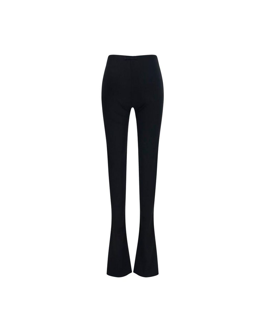 Gucci Blue Black Viscose Flared Pants