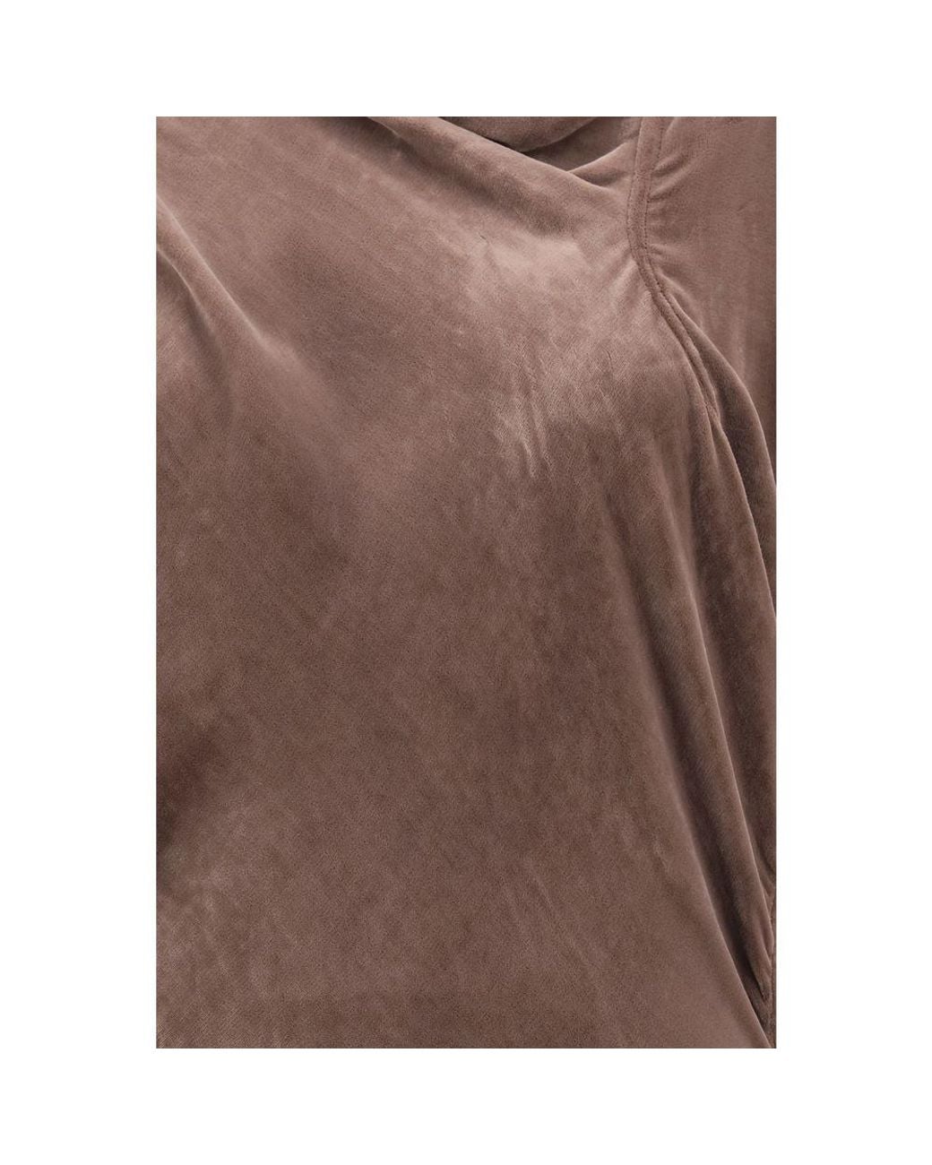 Rick Owens Brown Viscose Cocktail Dress
