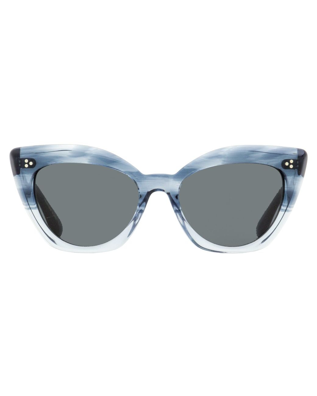 Oliver Peoples Black Laiya Cat Eye Sunglasses Ov5452s Blue Dusk 55mm
