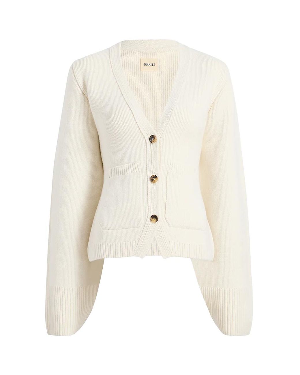 Khaite White Scarlet Cardigan Glaze