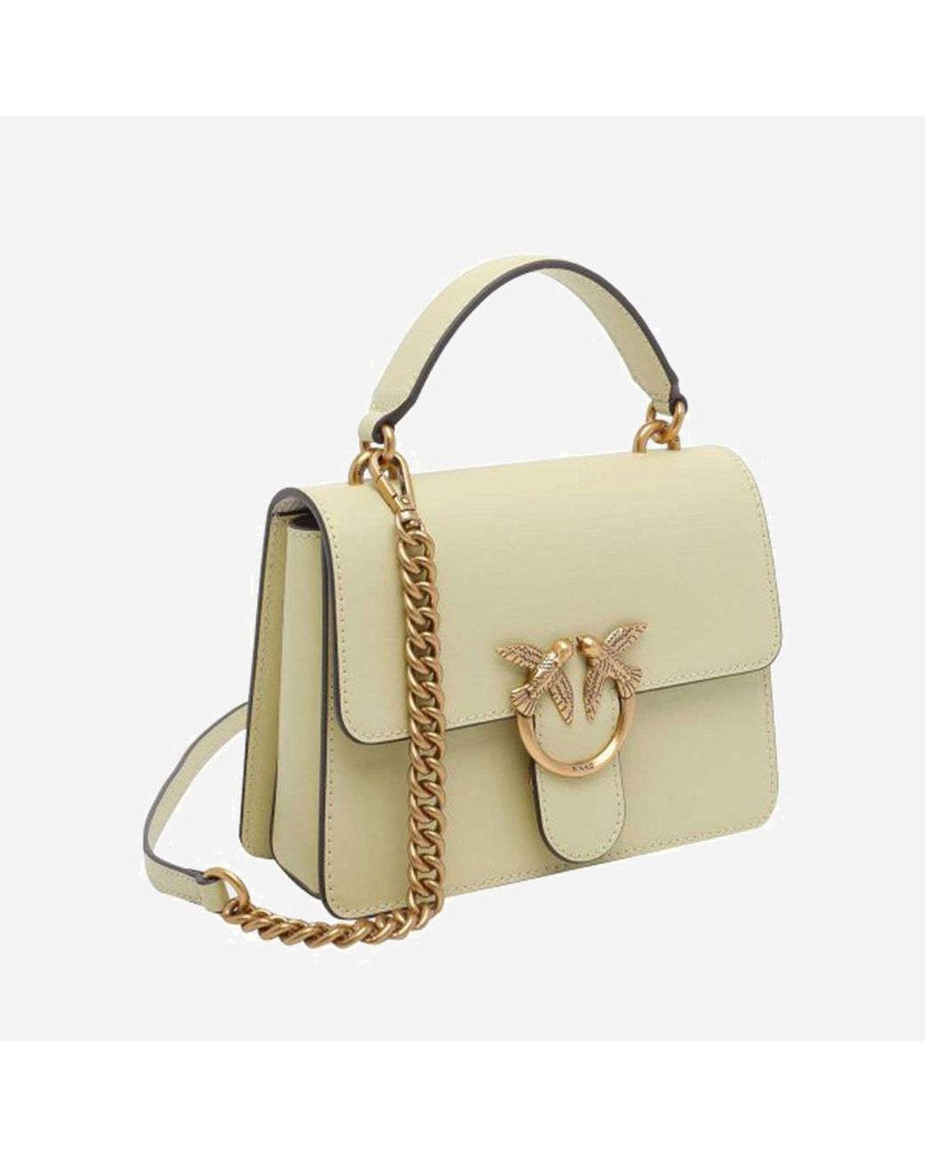 Pinko Metallic Mini Light Bag Leather Shoulder