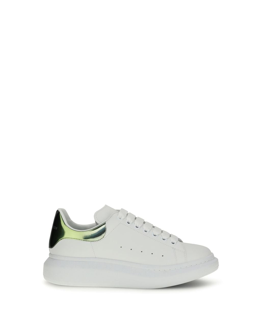 McQueen White Leather Sneakers for men
