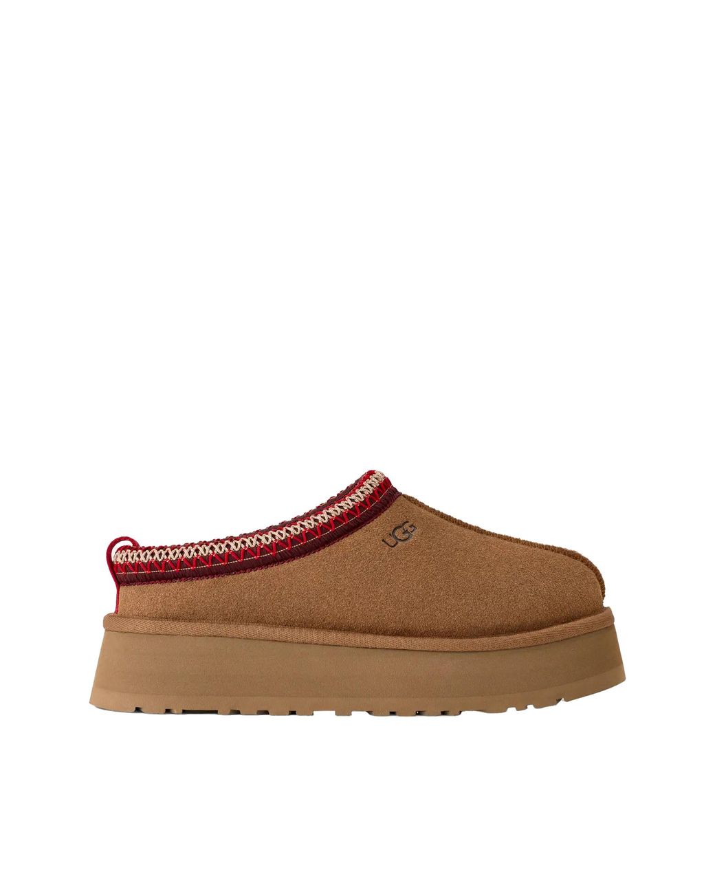 Ugg Brown Slippers Tazz Ii Leather Flat Shoes