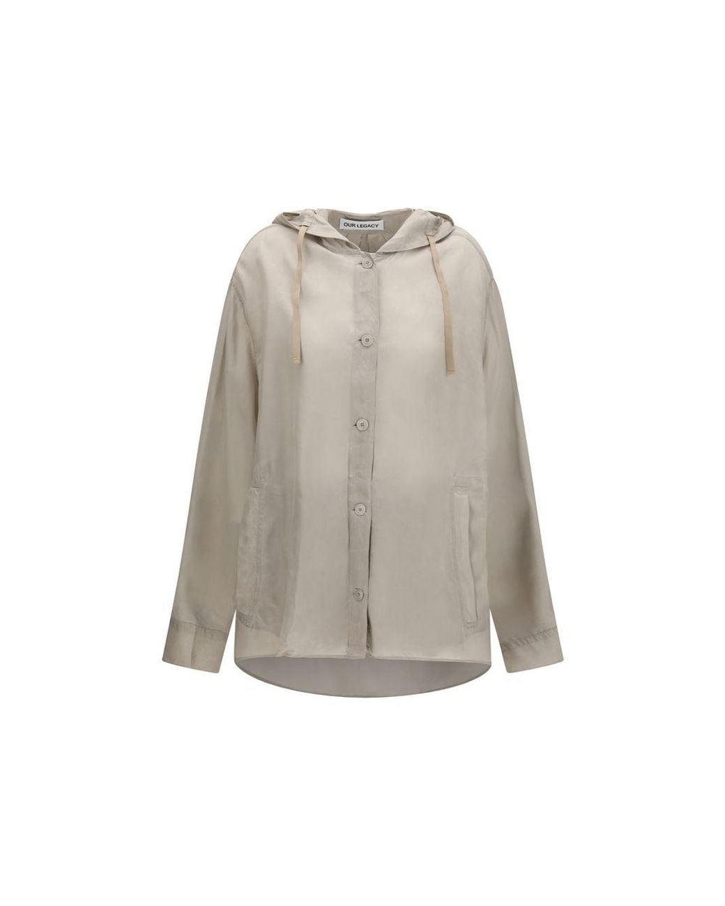 Our Legacy Gray Copper Shell Jacket