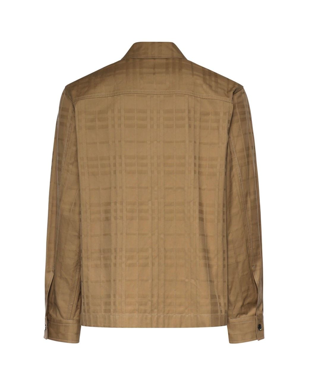 Burberry Natural Oakwell Cotton Jacket for men