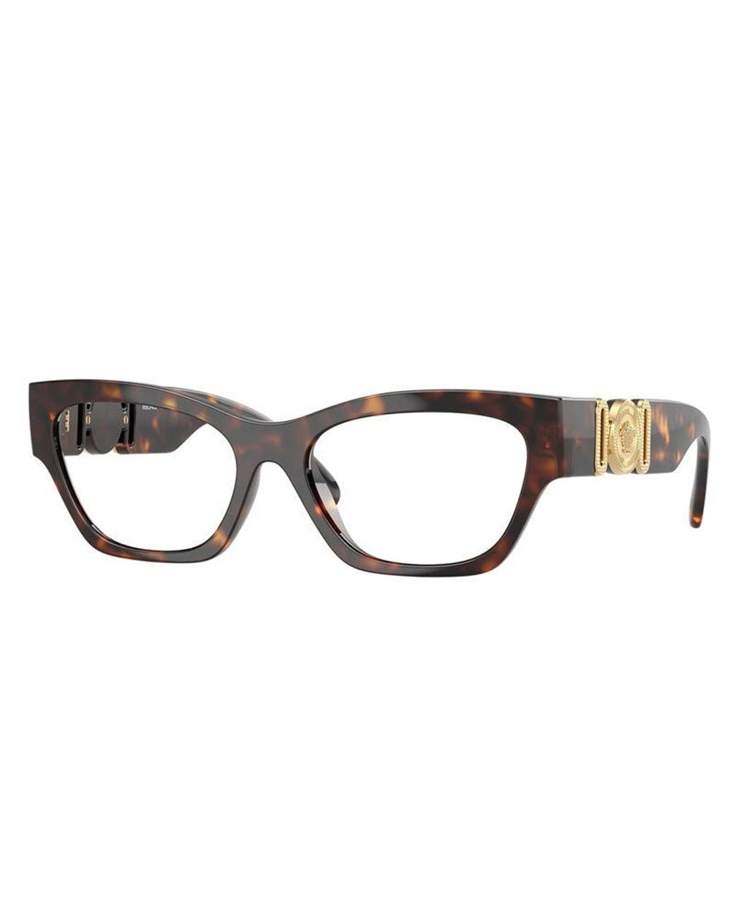 Versace Brown Frame And Lens Eyeglasses