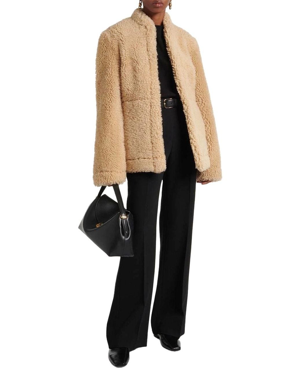 Totême Natural Cinched S. Jacket Butter Rtw