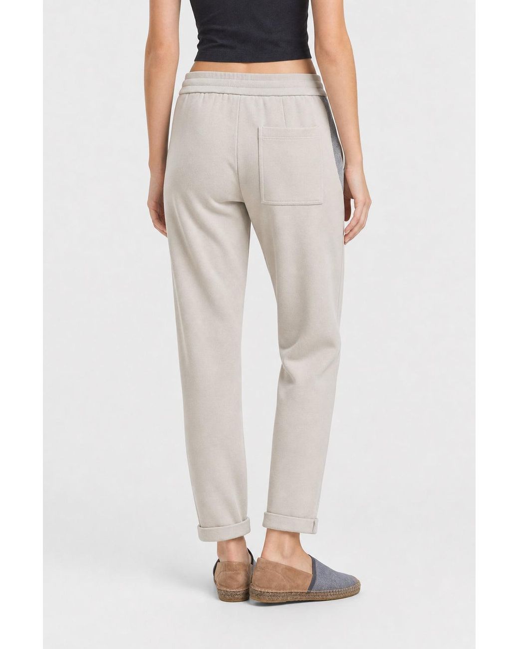 Brunello Cucinelli Multicolor Light Cotton Trousers