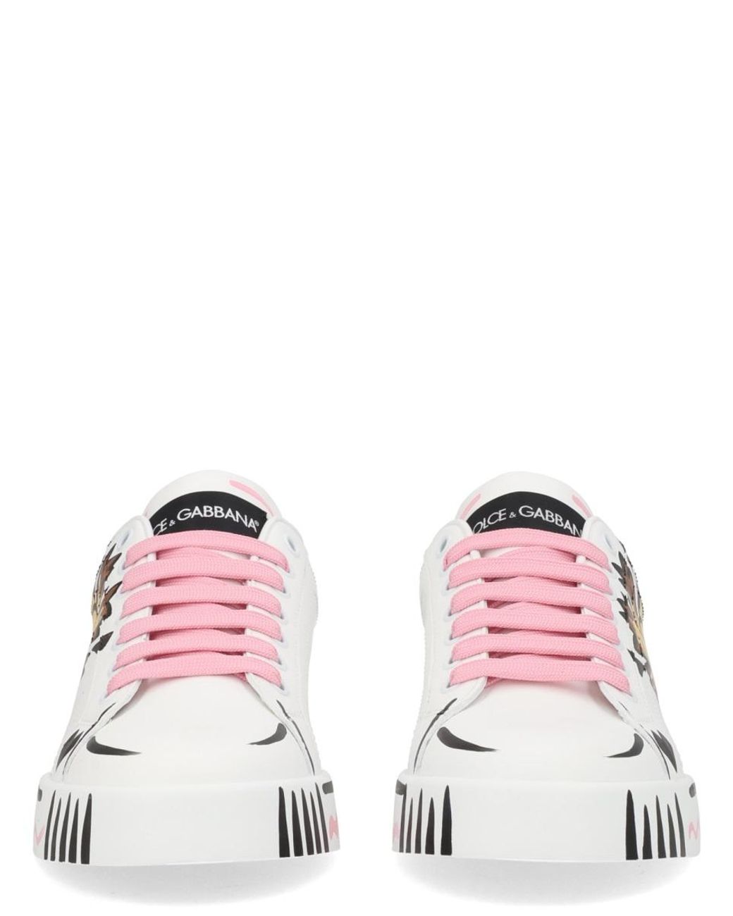 Dolce & Gabbana Pink Dolce & Gabbana Portofino Sneaker