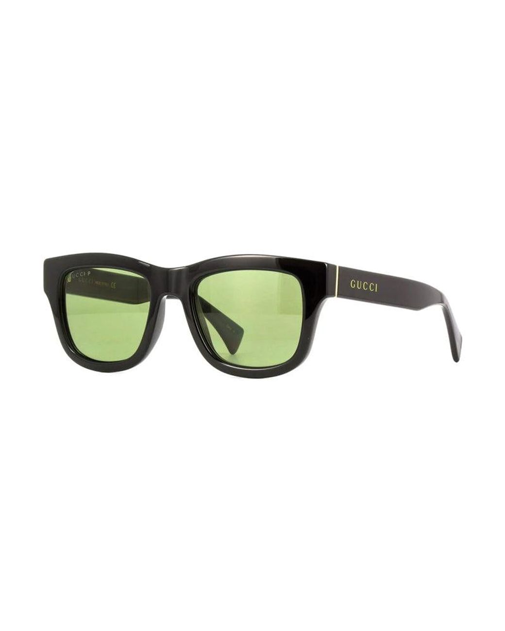 Gucci Green Sunglasses Square Full Rim, Frame And Lens Gg1135S001 for men