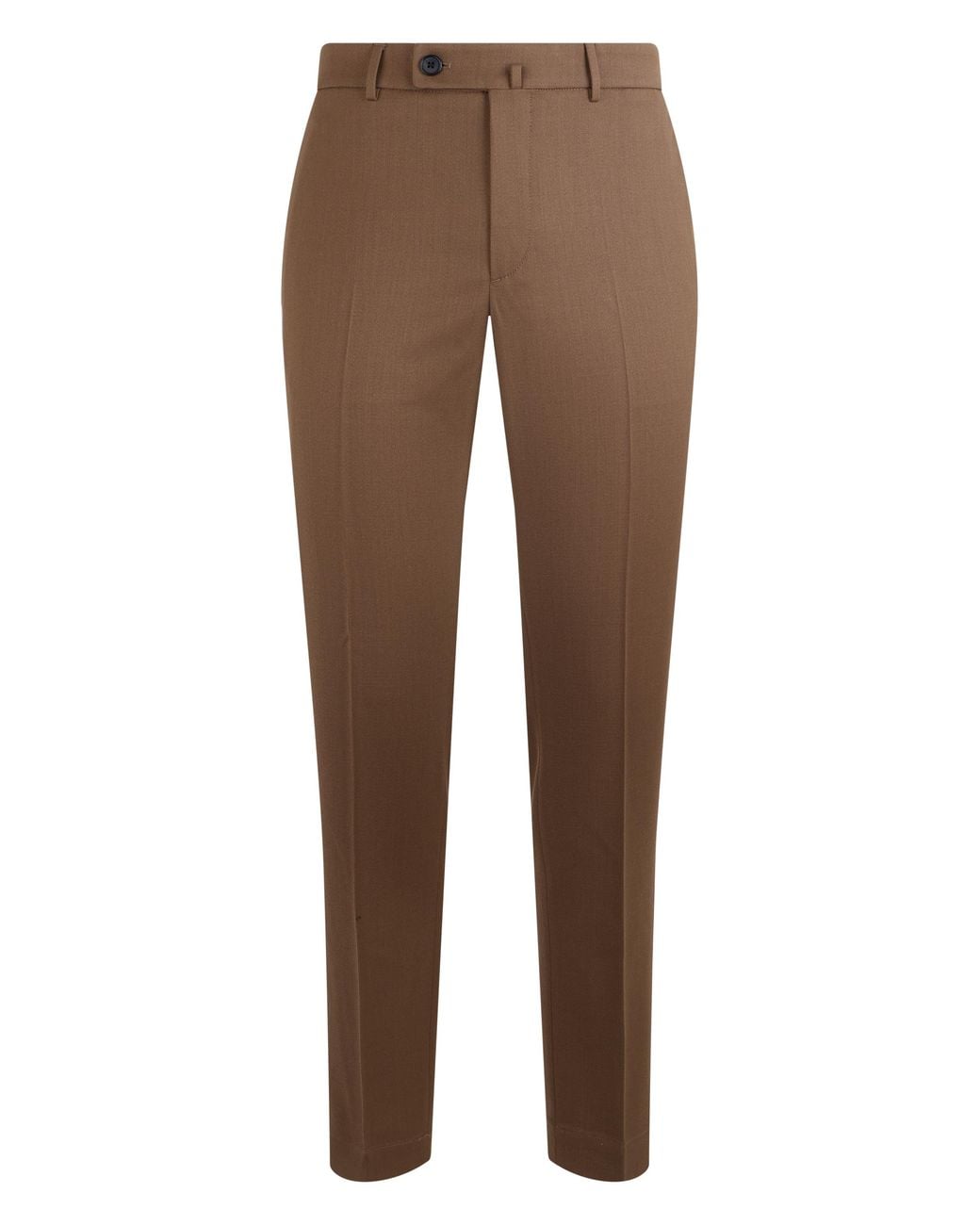 Slowear Brown Wool-Blend Chinos Polyester for men