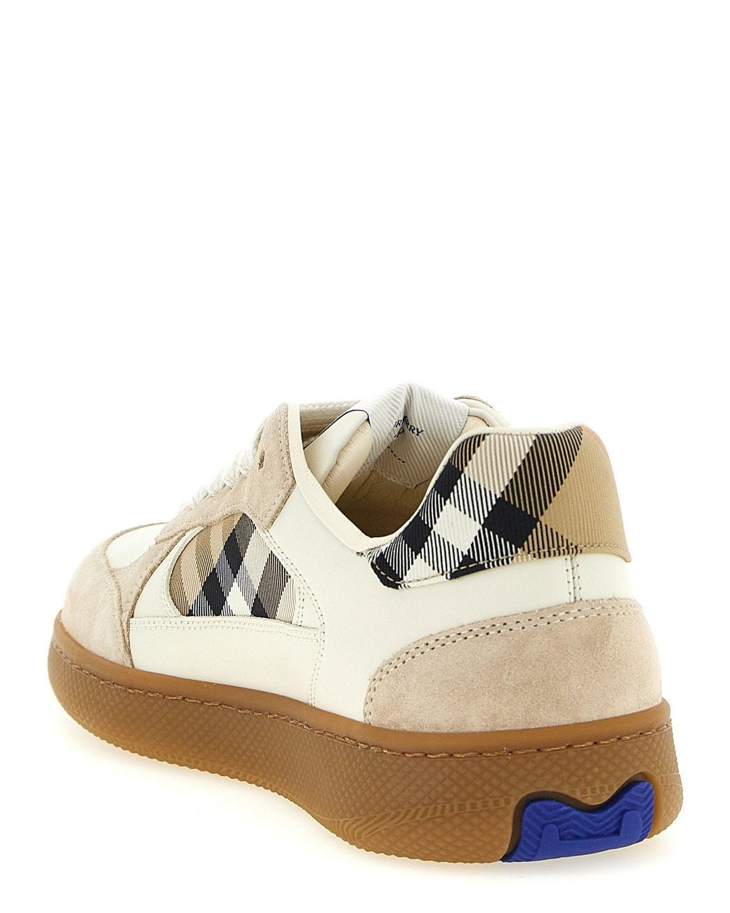Top Terrace Style Burberry Terrace Sneaker in Natural for Men | Lyst
