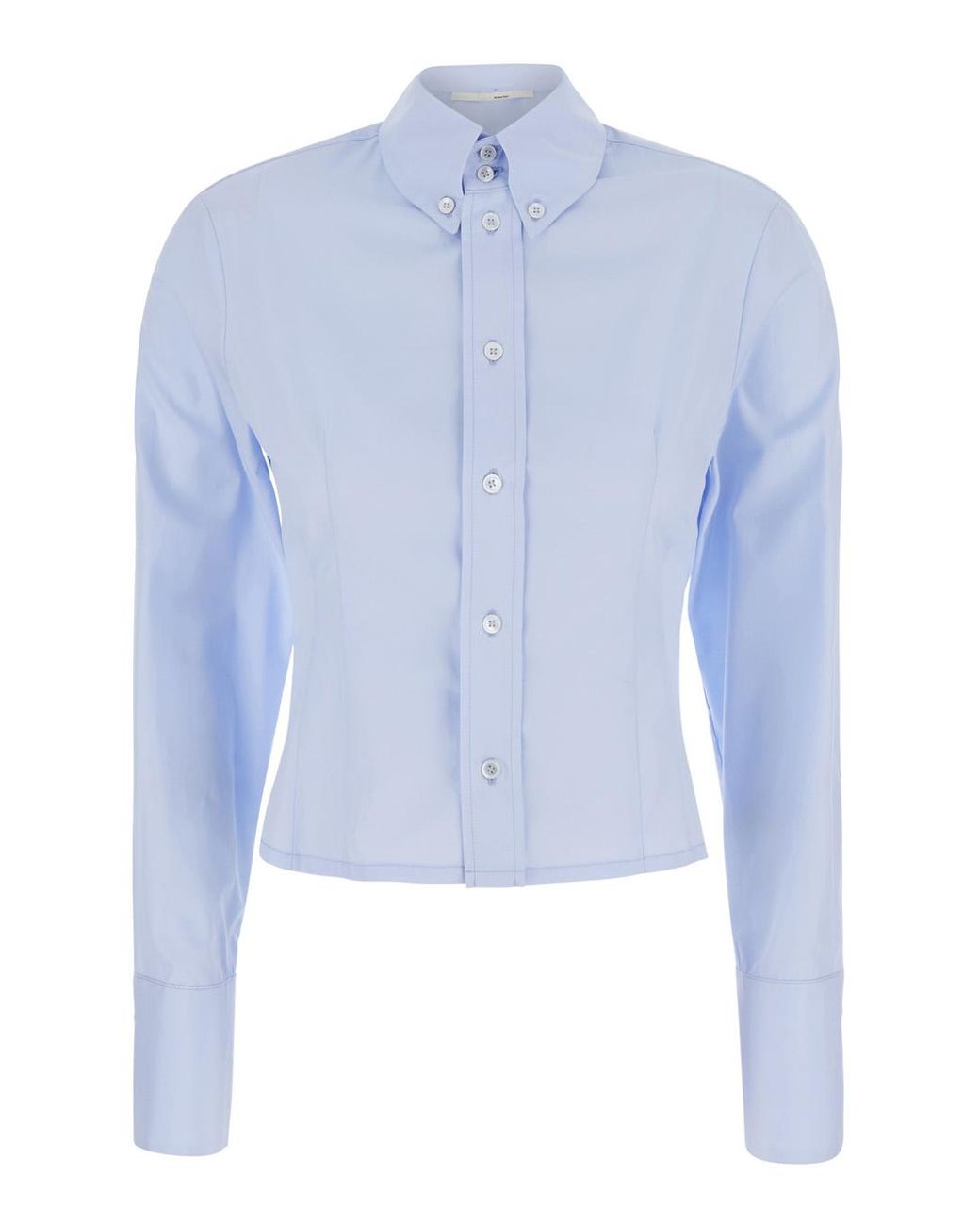 Tela Blue Shirt Darma Blouses