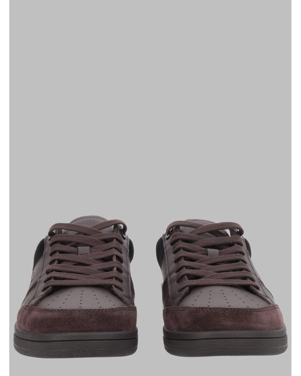 Fred Perry Gray Sneaker B725 Leather for men