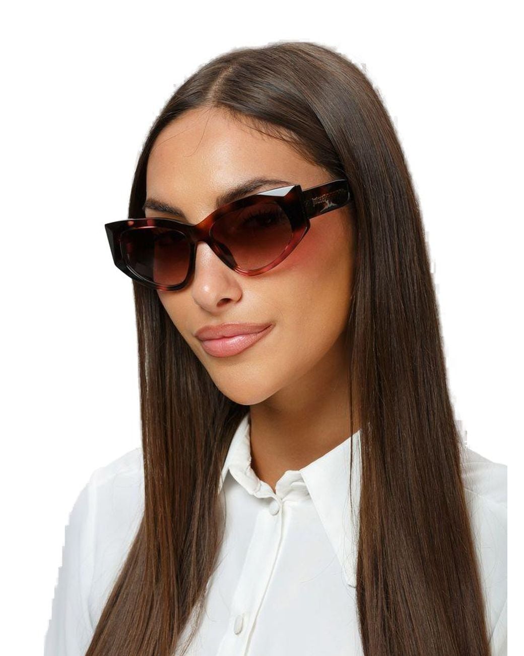 Just Cavalli Multicolor Sunglasses Havana- Acetate Eyewear