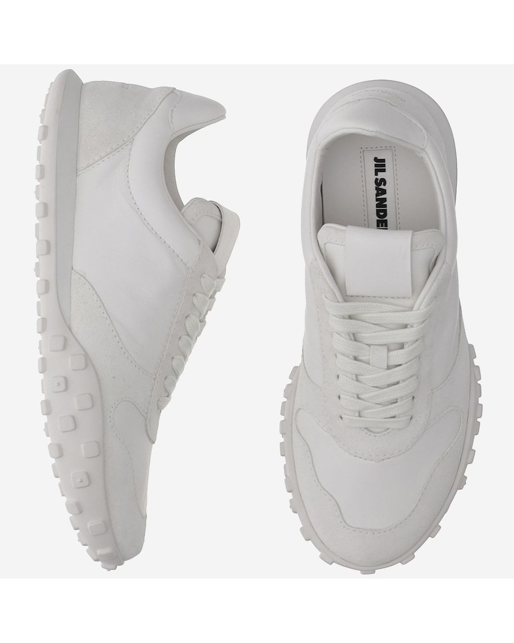 Jil Sander Gray Moon Sneakers Trainers