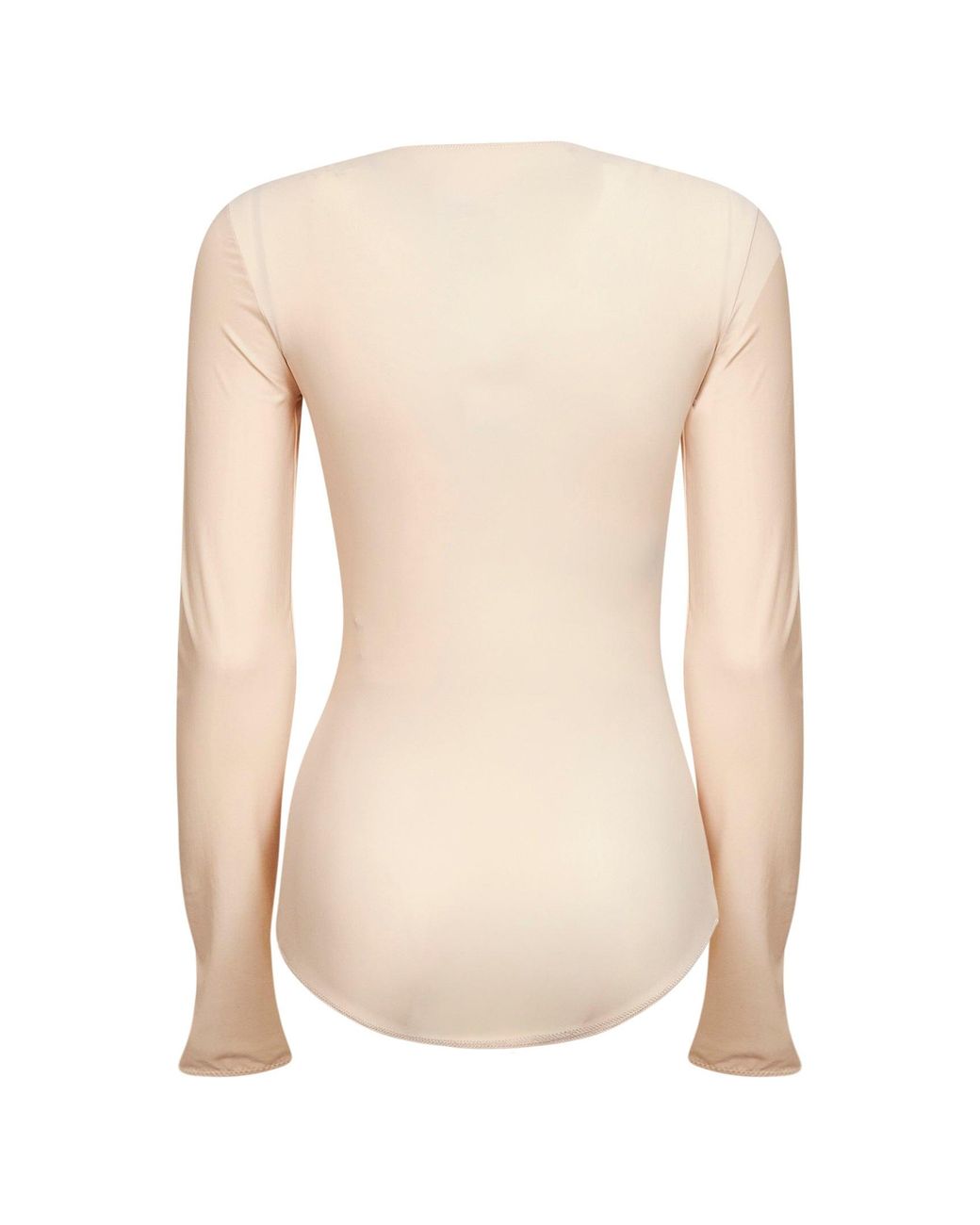 Maison Margiela Natural Almond Technical Jersey Bodysuit