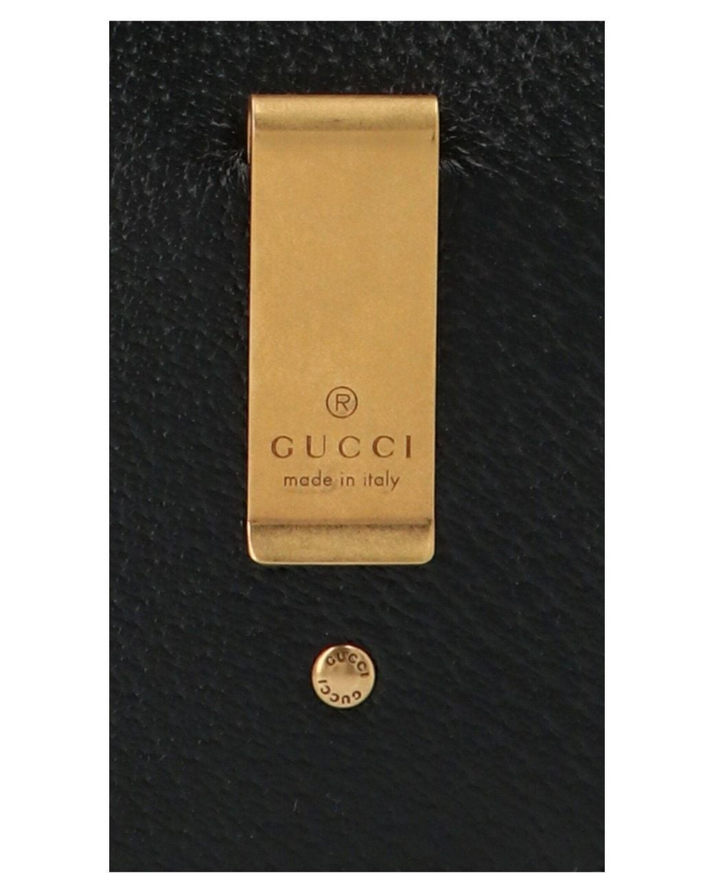 Gucci Black Gg Marmont Card Case