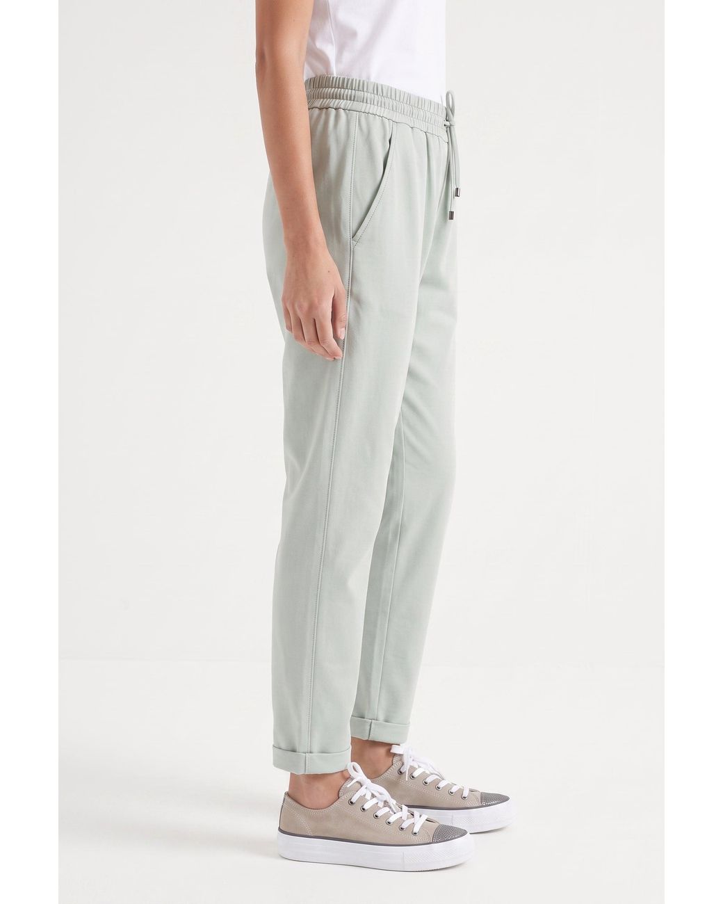Brunello Cucinelli Multicolor Light Cotton Trousers