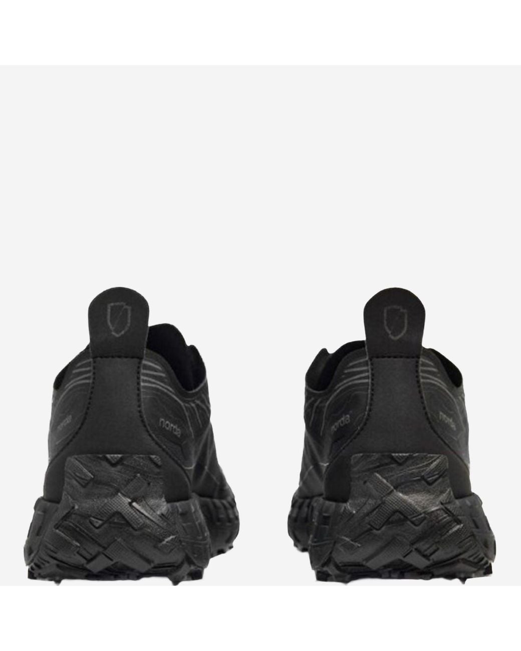 Norda Black Sneakers 001 Mesh And Rubber for men
