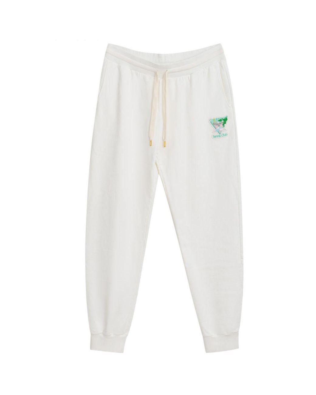 Casablanca White Cotton Athletic Pants for men