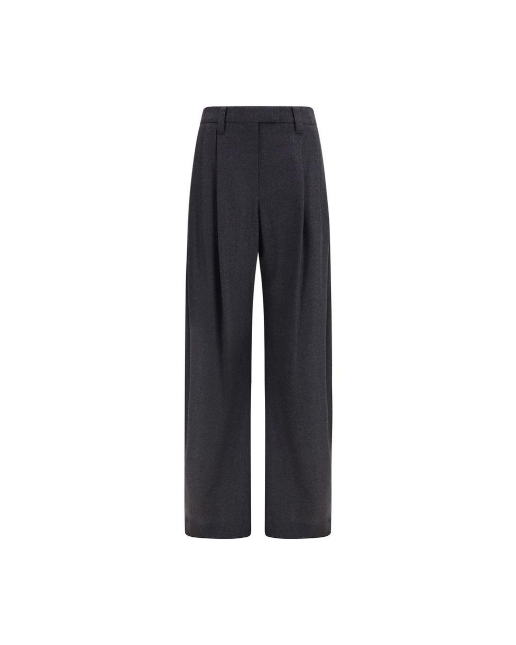 Brunello Cucinelli Blue Wool Oves Aries Dress Pants