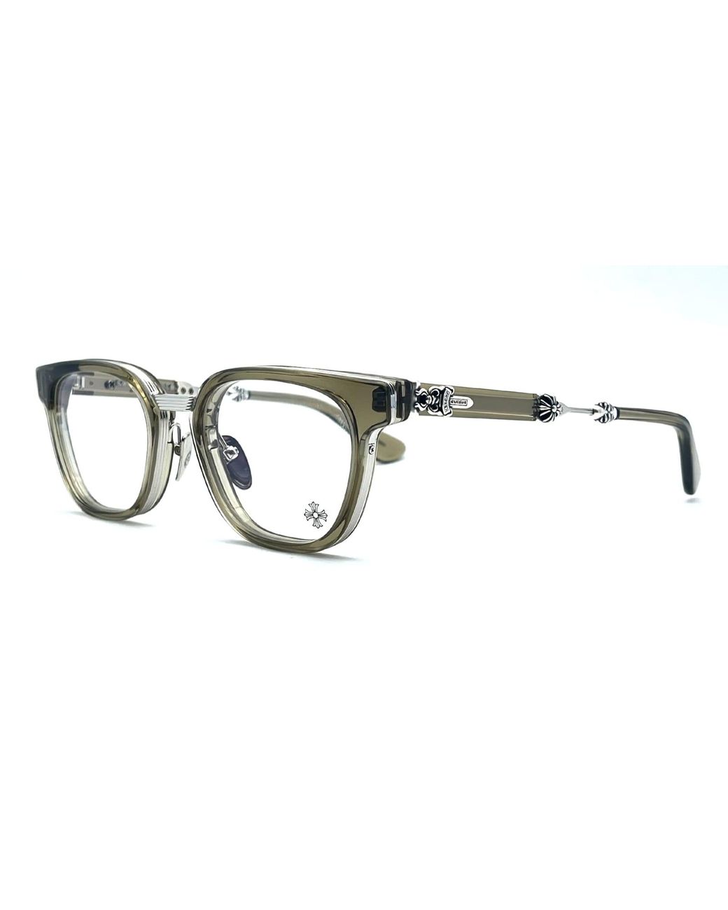 【送料&関税込】Chrome Hearts Duck Butter - Black / Gold Rx Chrome Hearts Duck Butter Black Gold Plated Eye Glasses