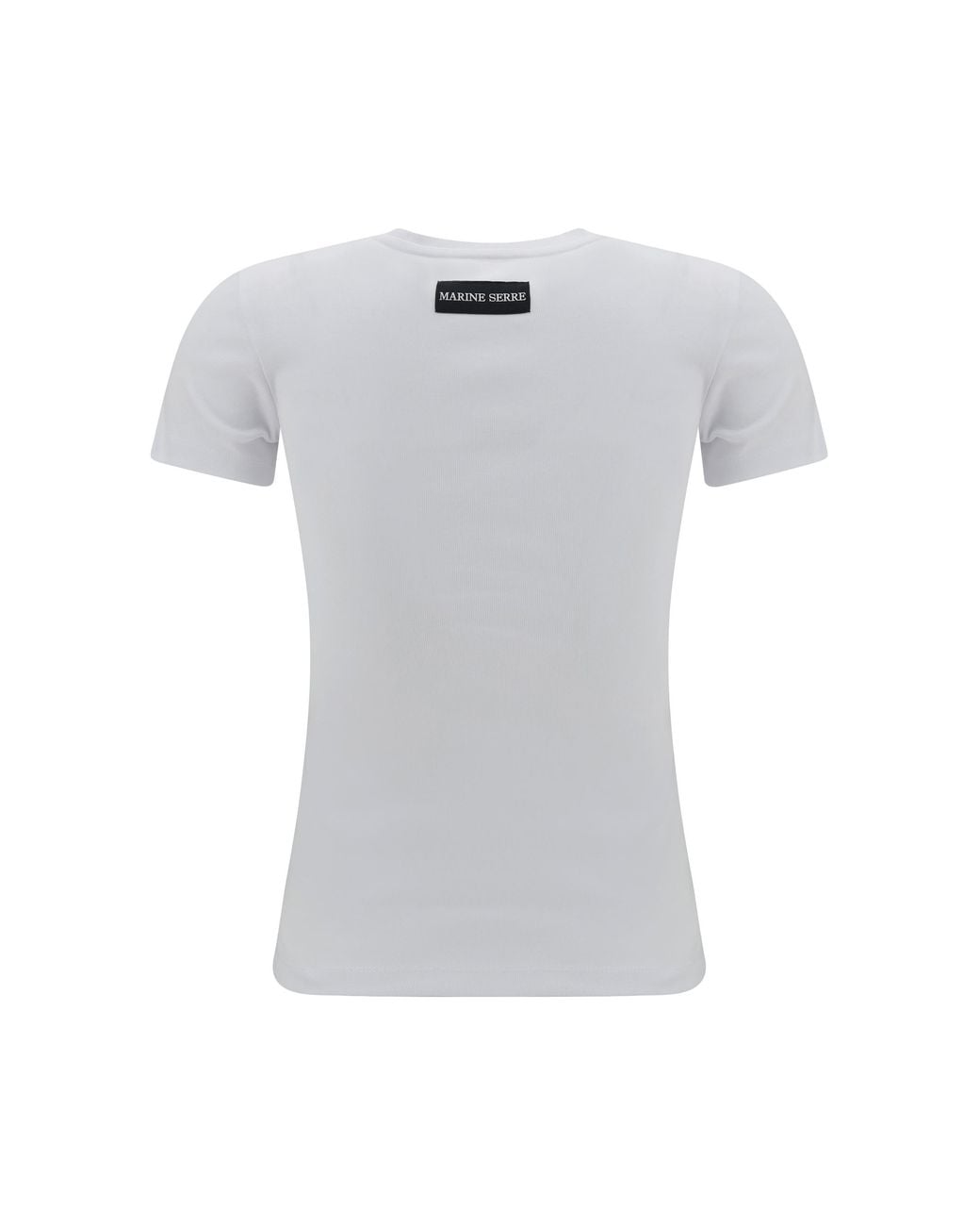 MARINE SERRE White Logoed T-shirt
