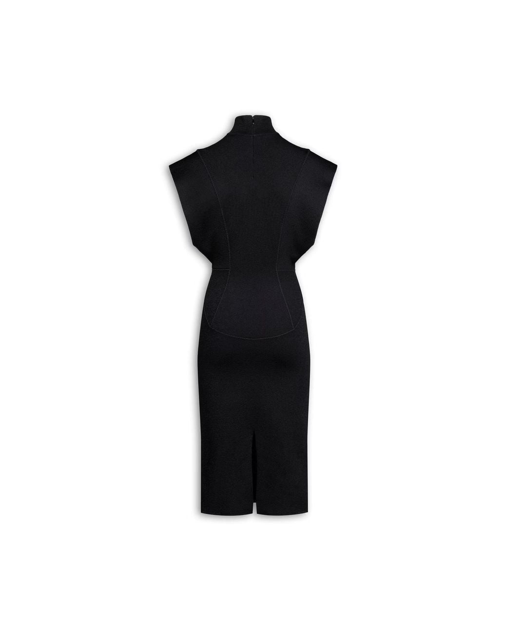 Maison AlaïA Black Long Dress Compact Knit