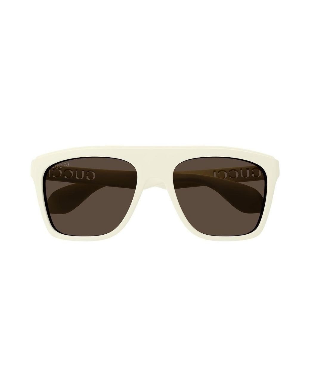 Gucci Brown Sunglasses Square Full Rim, Matte Frame And Lens Gg1570S003 for men