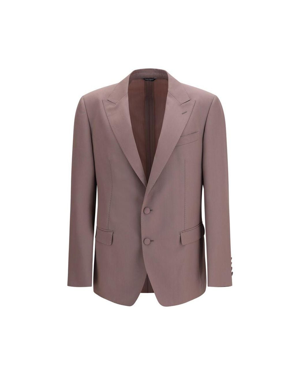 Dolce & Gabbana Brown Wool Oves Aries Jacket for men