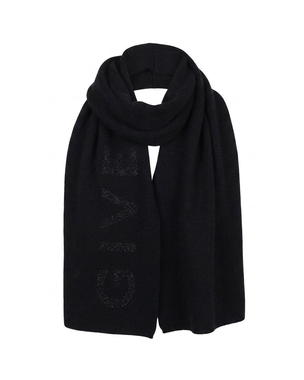 Givenchy Black Wool Scarf