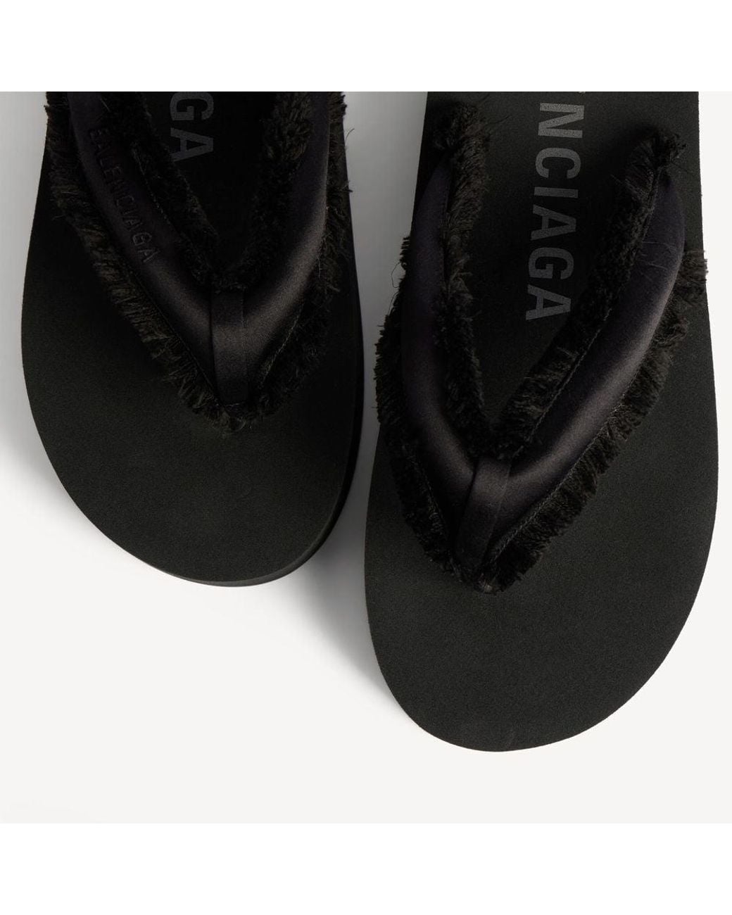 Balenciaga Black Balenciaga Bal E26 Sandals