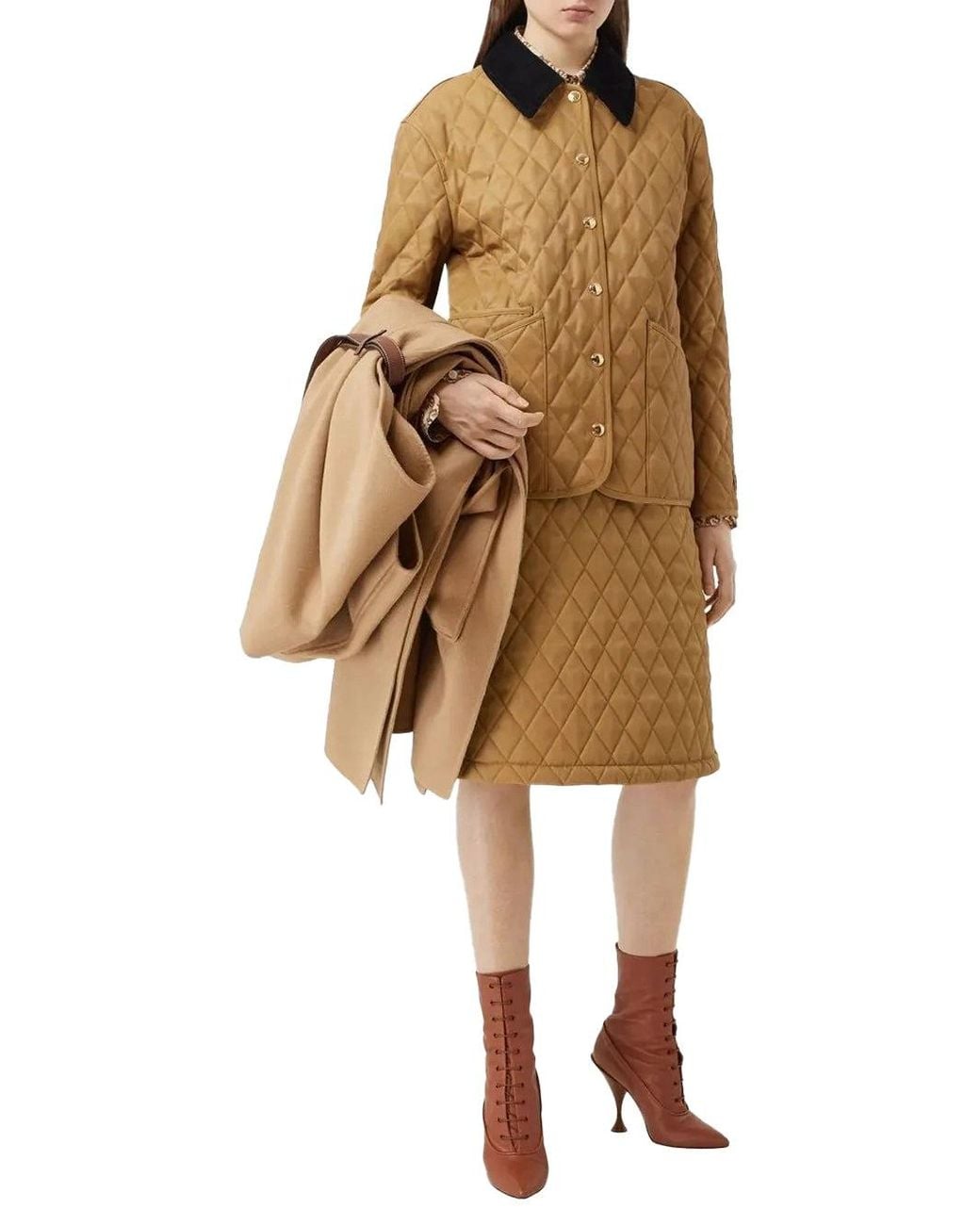 Burberry Multicolor Dranefeld Jacket Camel