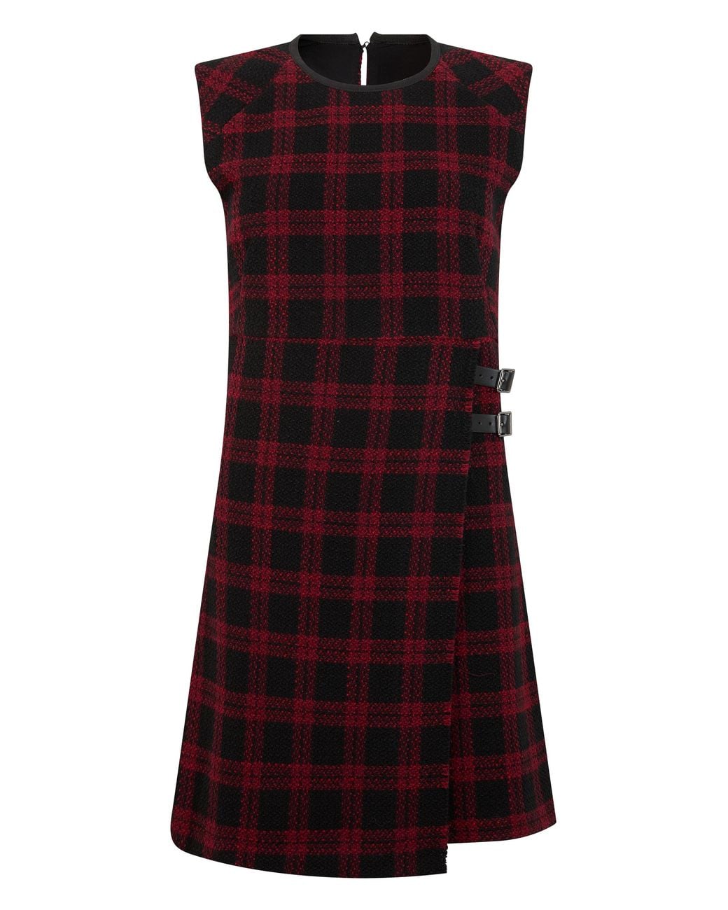 Pinko Red Sleeveless Dress- Polyester