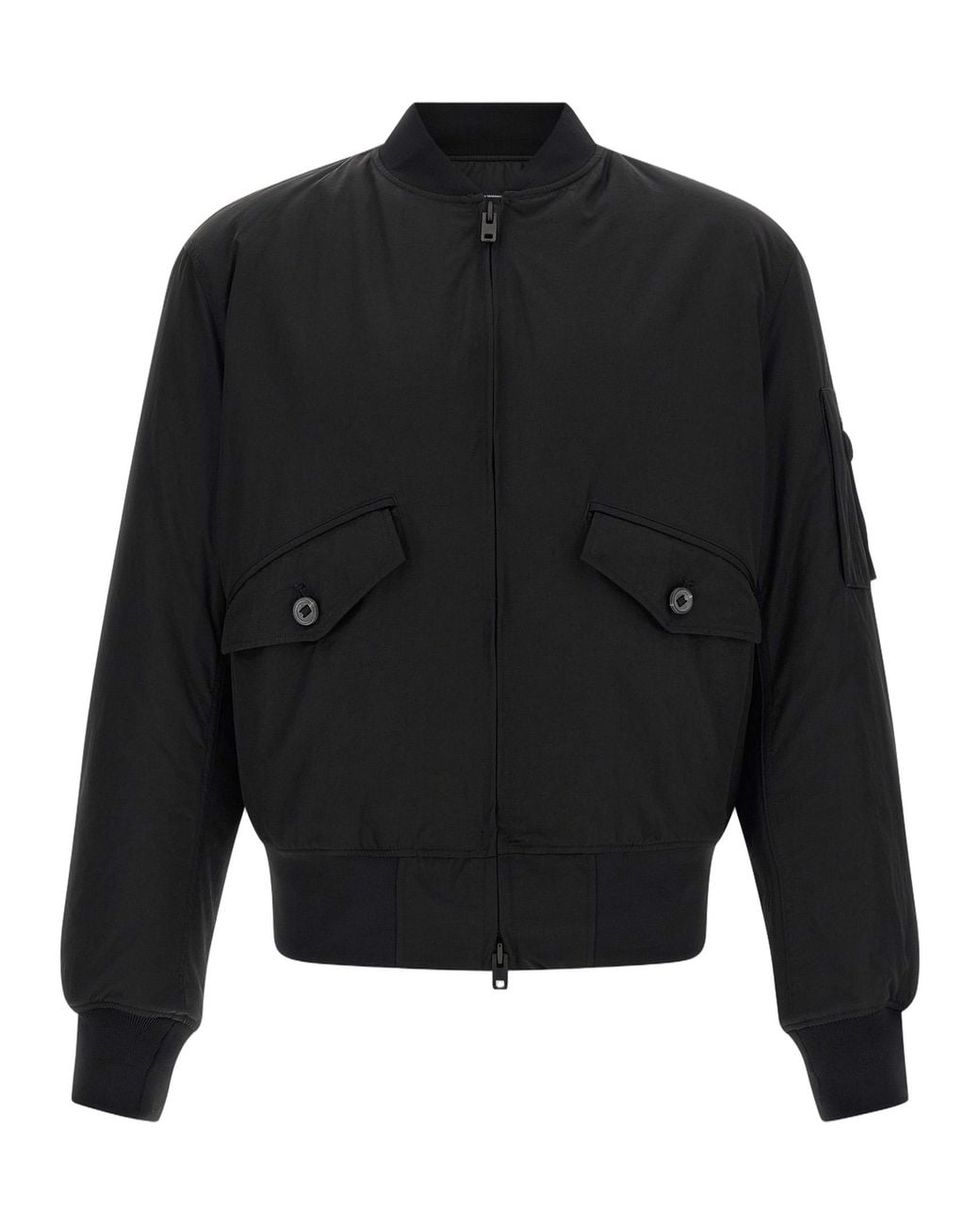 Y-3 Black Y-3 Technical Polyamide Bomber Jacket for men