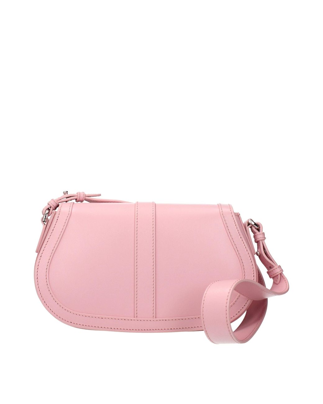 Versace Pink Shoulder Bags Leather