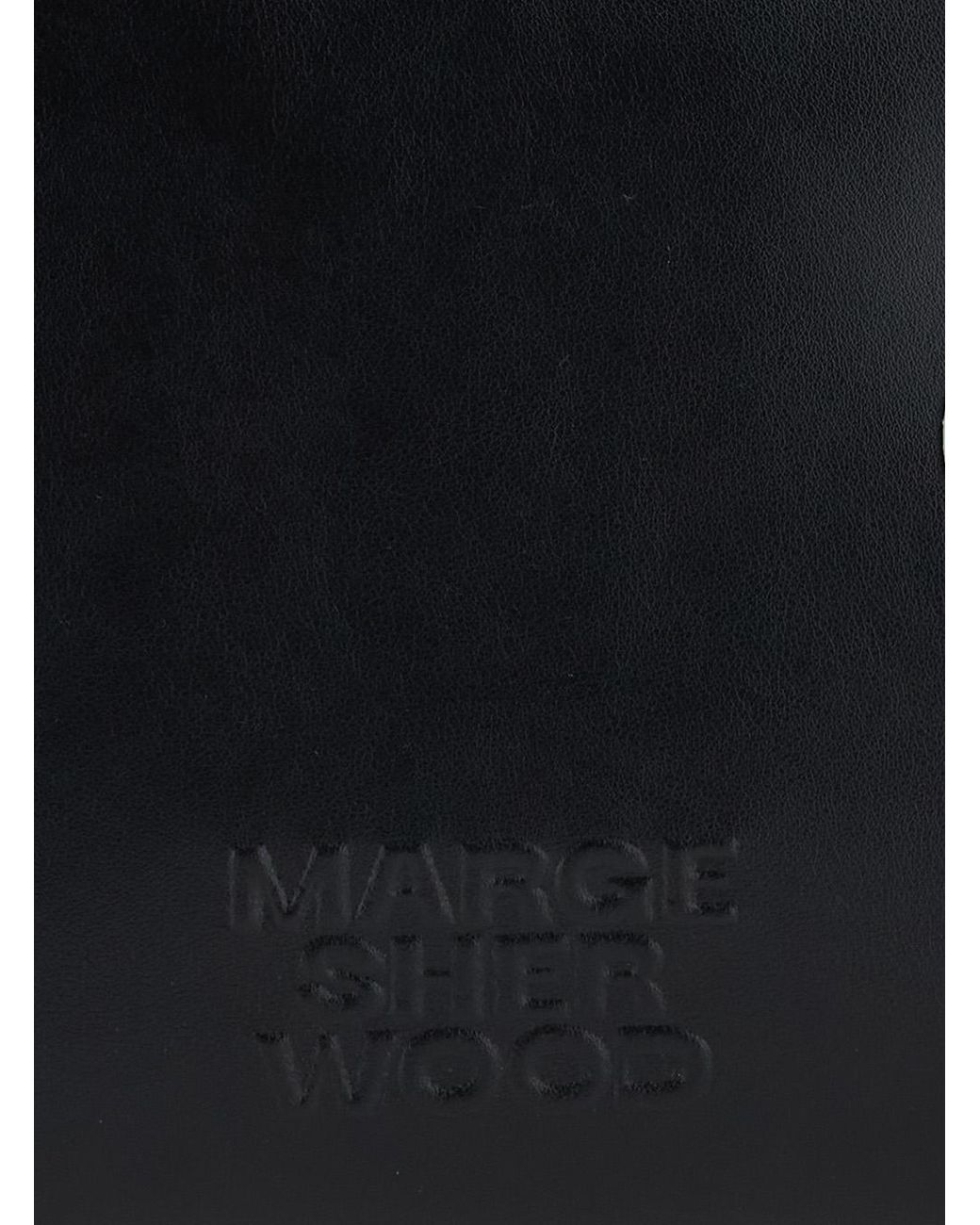 MARGE SHERWOOD Black Shoulder Bag Leather Cow
