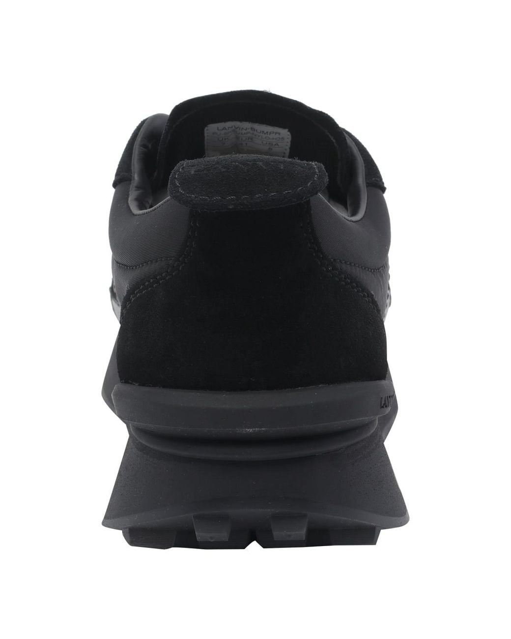 Lanvin Black Bumpr Sneakers for men