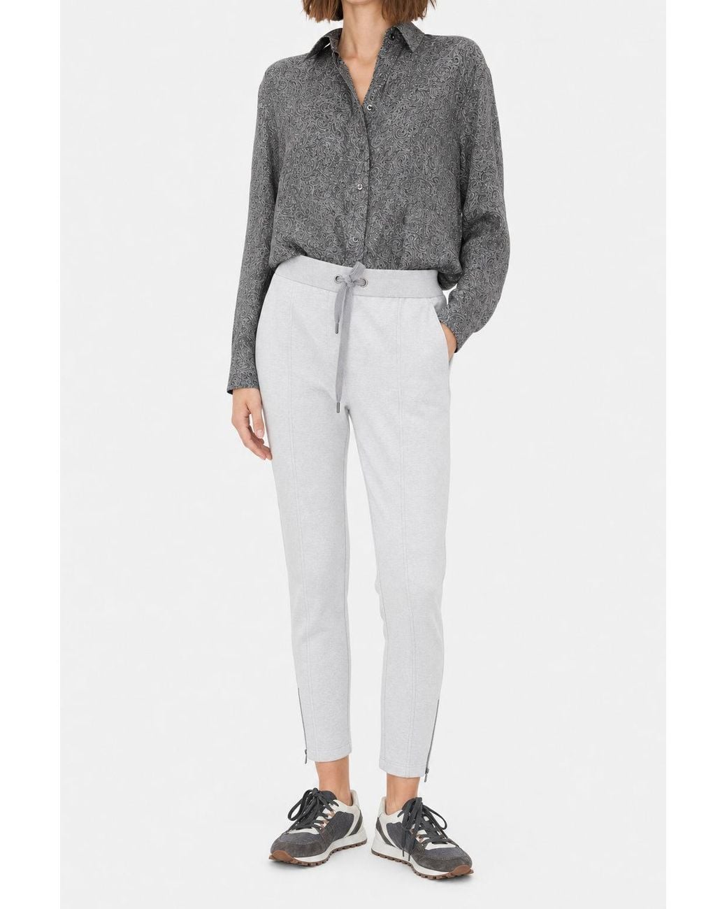 Brunello Cucinelli Multicolor Light Cotton Trousers