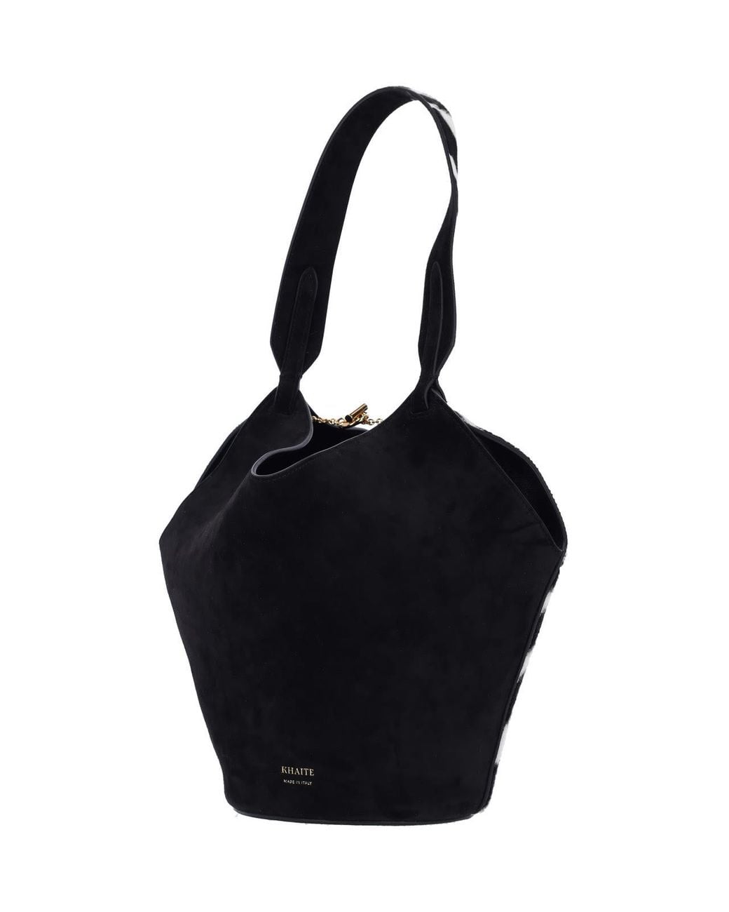 Khaite Black Small Bag Lotus