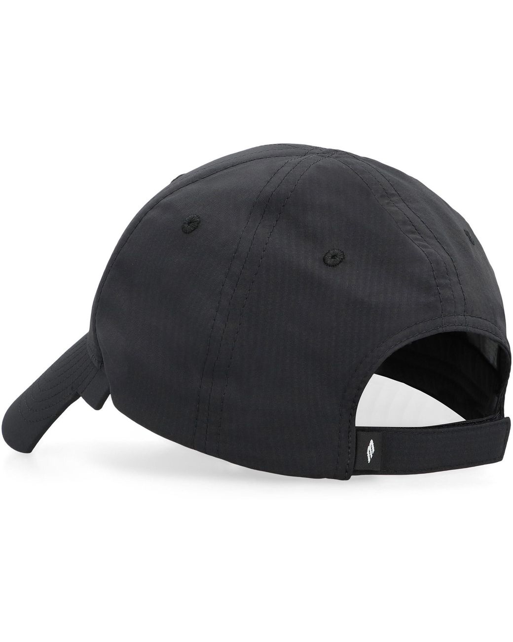 Balenciaga Black Logo Baseball Cap Polyester Hat for men