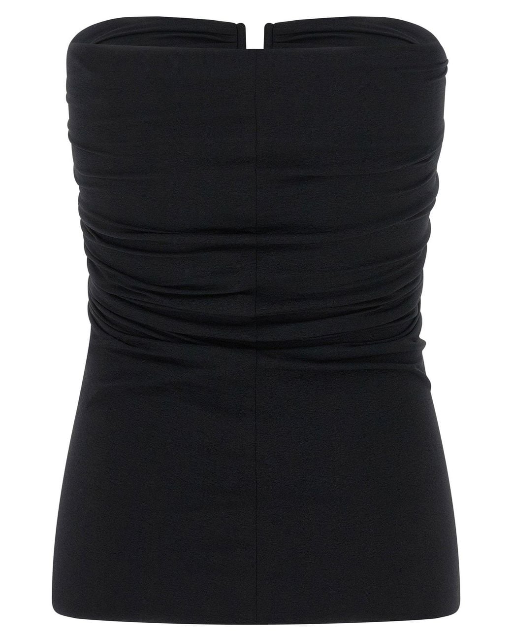 Rick Owens Black Bustier Top